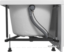 Акриловая ванна Aquanet (Акванет) Light 160x70 с каркасом