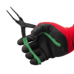 Съемник внутрених стопорных колец изогнутый 90грд. (глубина-56мм, для суппортов), в блистере RockForce##Rock FORCE RF-9U0102