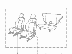 Сидение Нива Легенд (оригинал) правое с обогревом