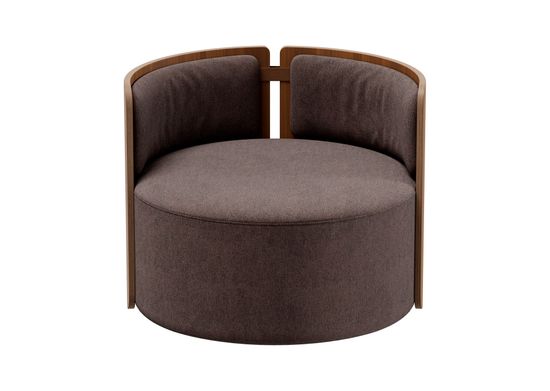 Кресло крутящееся Lagom 800 (шоколад твид, орех)