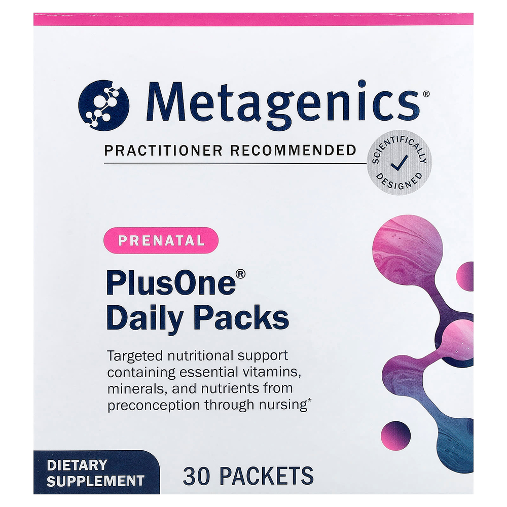 Metagenics, PlusOne®, ежедневные пренатальные пакетики, 30 пакетиков