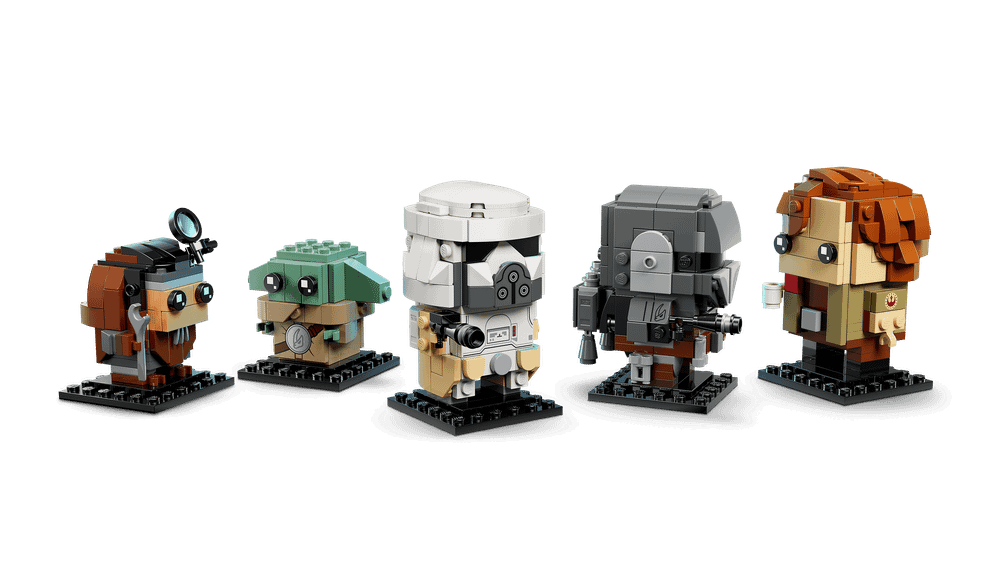 Конструктор LEGO BrickHeadz 40856 The Mandalorian and Grogu: Allies & Villains