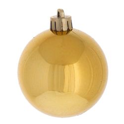 GAEM Набор из 4шт Украшение новогоднее Шар "Золотой квартет", D8 см, L16 W8 H16 см