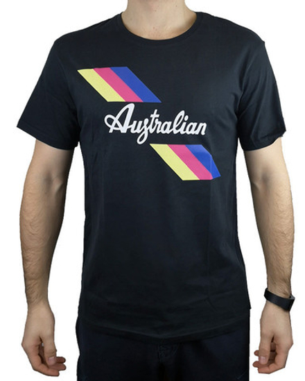 Мужская теннисная футболка Australian Jersey T-Shirt with Print - nero
