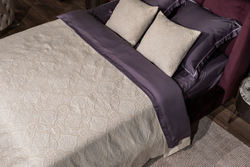 Покрывало 180x230 Garda Decor Тиара бежевое