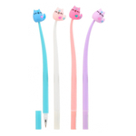 Ручка шариковая, Basir, синие чернила, серия "Кошки", гибкий корпус с фигуркой, 48 шт