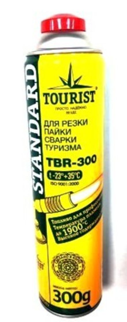 Газ баллон GAS STANDARD (TBR-300) для портативных приборов - резьбовой, «Tourist» 1/30