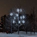 Уличная гирлянда "Снежинки"