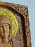 Освященная Икона Св. Татьяны Великомученицы 17.8х14см дуб