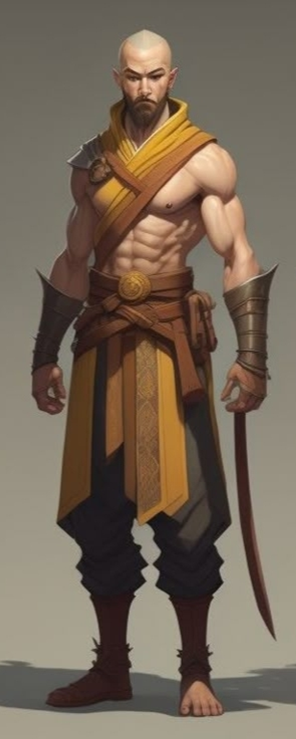 Кастомный заказ (3д работа Монах)