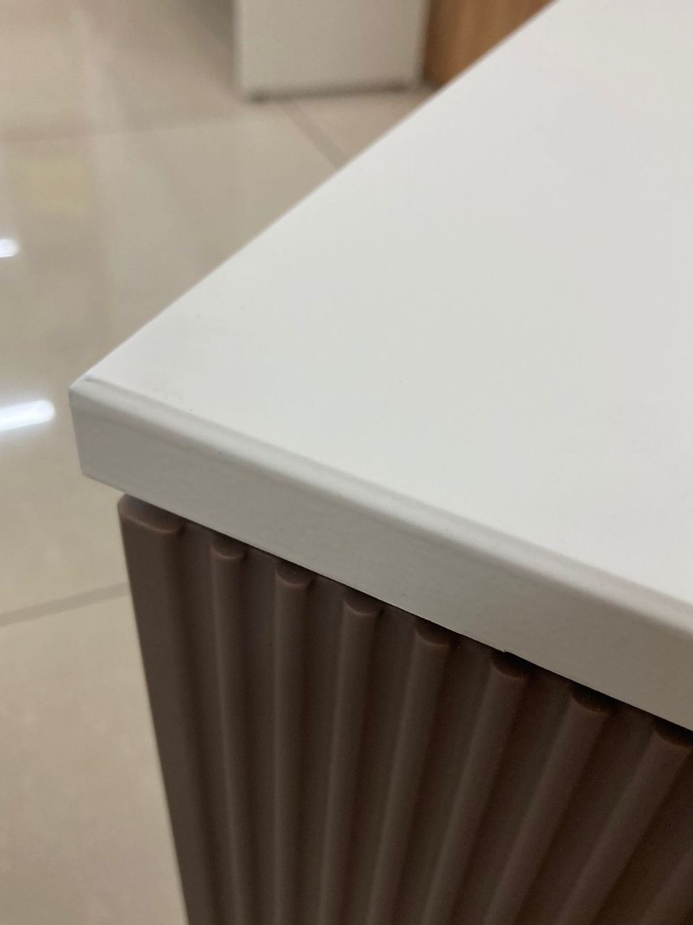 Тумба ТД 400.1 Лавис Белый софт/грей софт