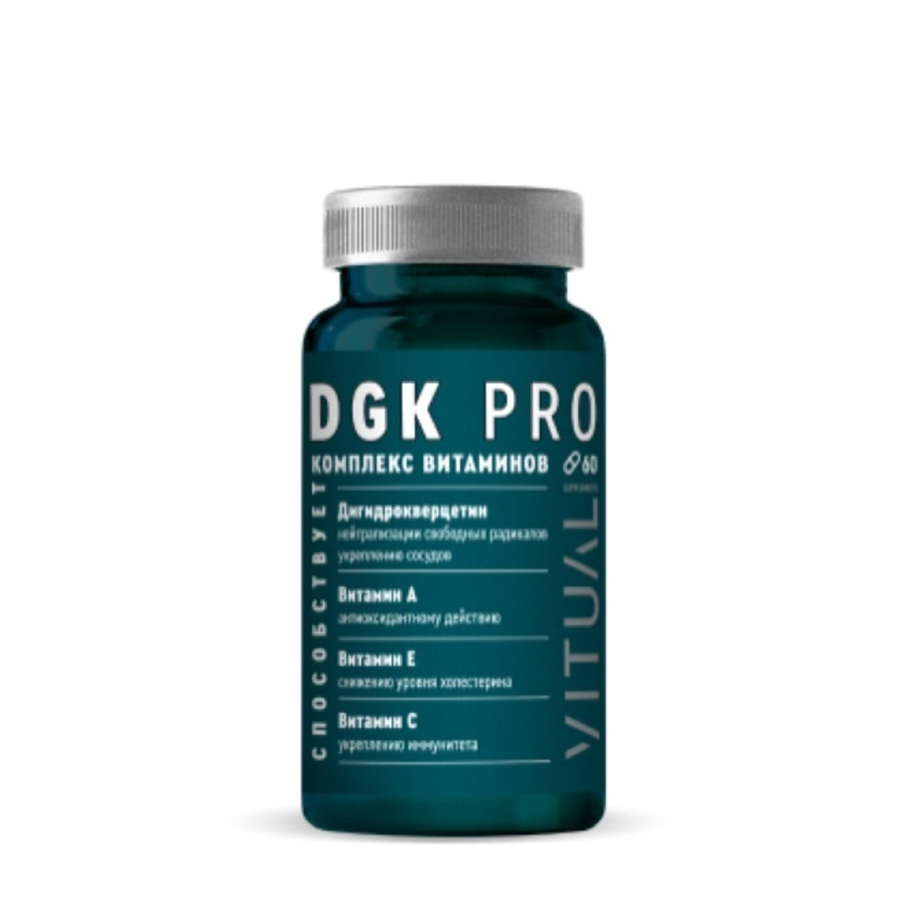 DGK Pro, дигидрокверцетин с линолевой кислотой и витаминами