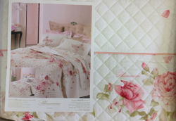 Покрывало 270х270 Blumarine Butterfly's розовое Италия