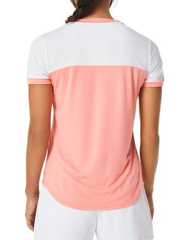 Женская теннисная футболка Asics Court Short Sleeve Top - Розовый