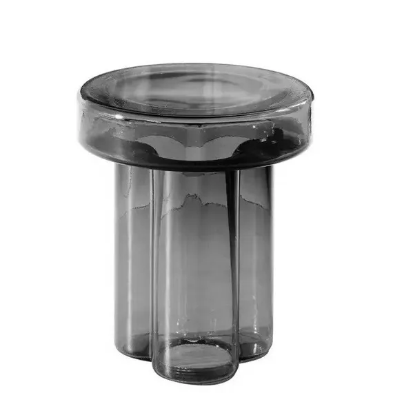 Журнальный столик Soda М, Ø38х47 см, дымчатое стекло