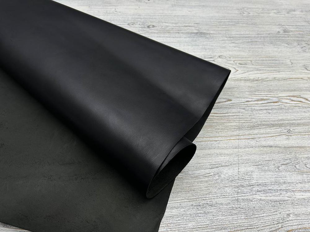 Buffalo Strong Nero (1,5-1,7мм), цв. Черный, натуральная кожа