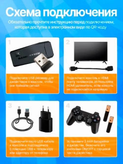 Игровая приставка 256гб EmuElec русские игры