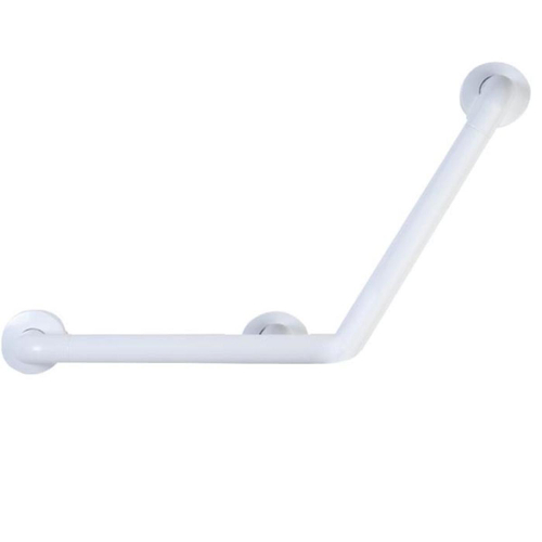 Поручень угловой 135º нерж. сталь NOFER 15161.W белый