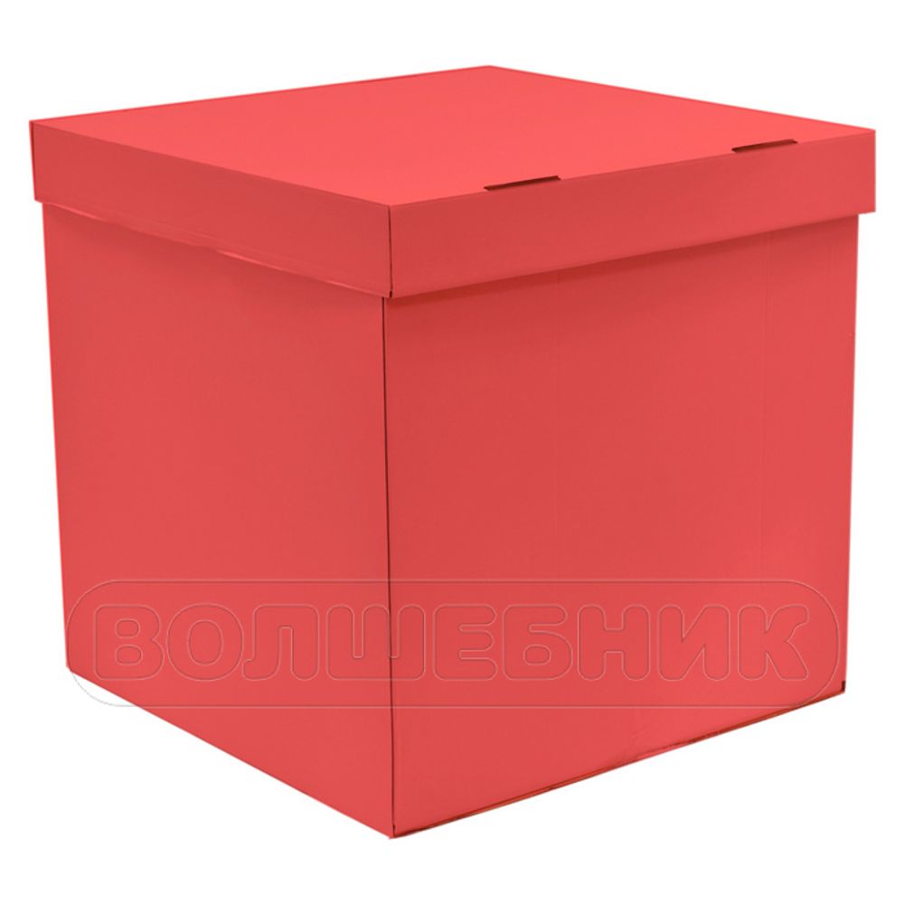 Коробка 70*70*70 см красная #1302-1156