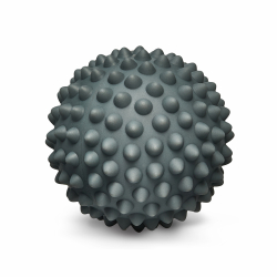 Мяч массажный 9 см серый