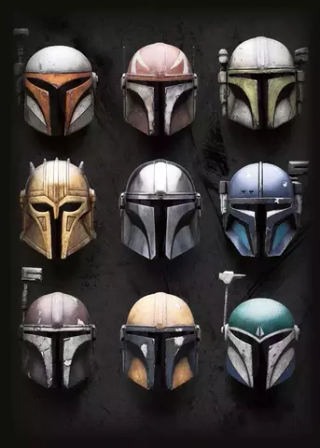 Скетчбук Звёздные войны Шлемы мандалорцев