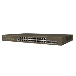 Коммутатор IP-COM G3328F Коммутатор управляемый в стойку, 24*1Gbit RJ45, 4*SFP 1Gbit, console port