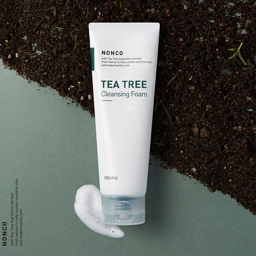 Очищающая пенка с чайным деревом для проблемной и жирной кожи A'Pieu Nonco Tea Tree Cleansing Foam, 130мл