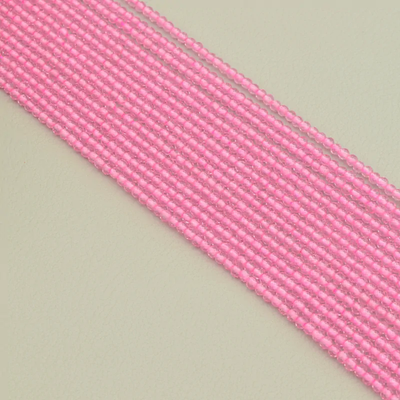 Нитка Шпинель 35 см. 2,3 мм. (Без замка) - Розовая