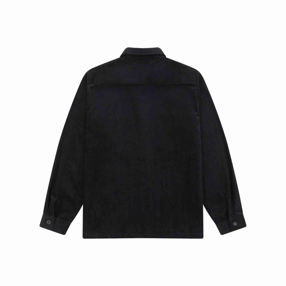 Рубашка Ymkashix Velvet Button черная