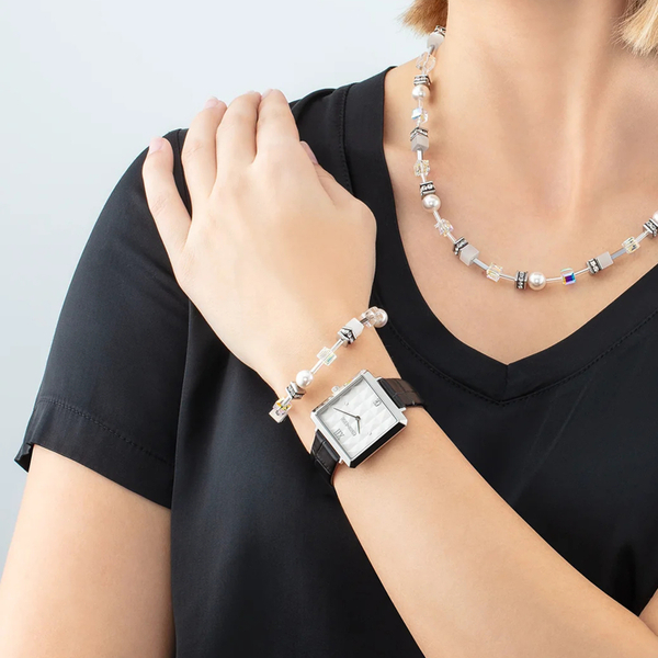 Браслет Coeur de Lion White-Silver 4081/30-1417