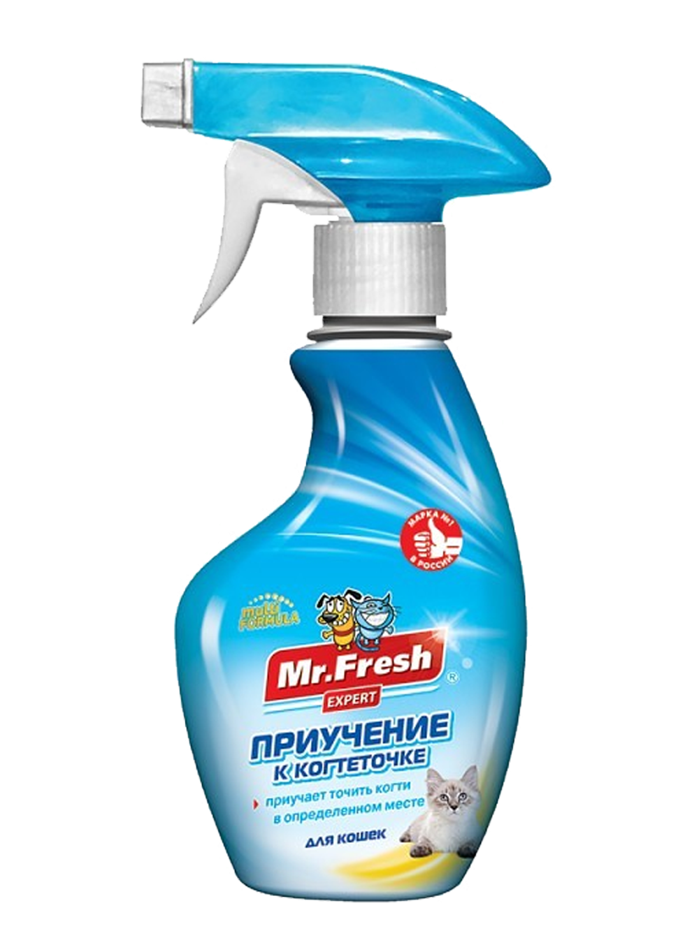 Mr.Fresh Expert Приучение к когтеточке для кошек, Cпрей, 200мл.