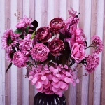 Искусственные цветы «FLOWERS GLAMOUR» 60см Пионы 2 цветка розовые