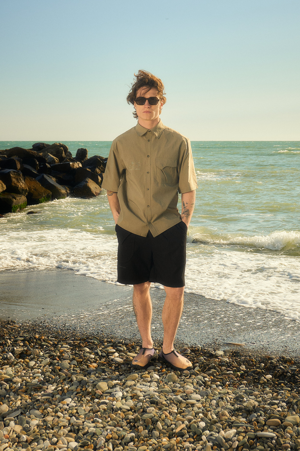 Рубашка Called a Garment Hikercore Shirt "Dusty Olive"