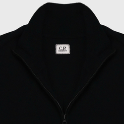 Свитер C.P. Company 1/4 Zip Black