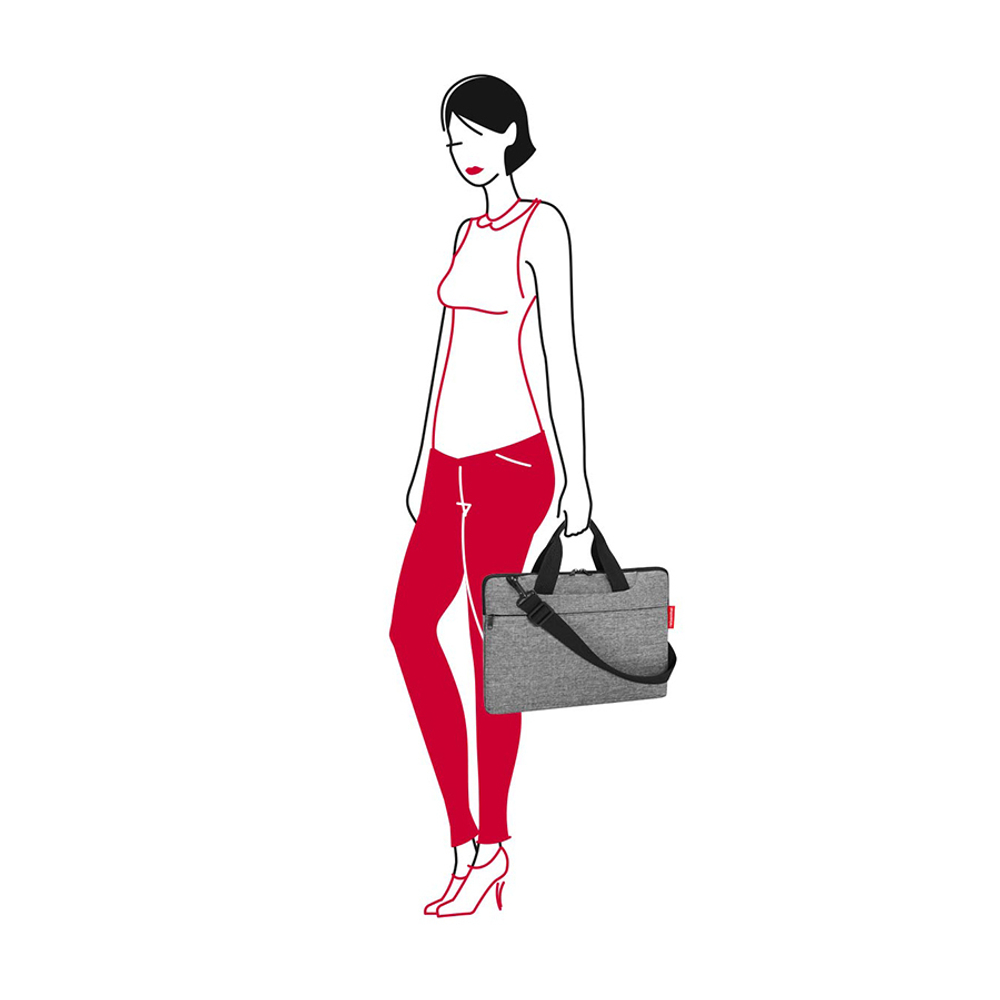 Сумка для ноутбука netbookbag twist silver