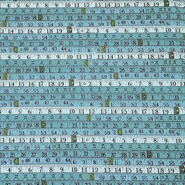 ЛИНЕЙКИ ЗЕЛЕНЫЕ 100%  хлопок, отрез 50 см, Handmade Fabrics 4