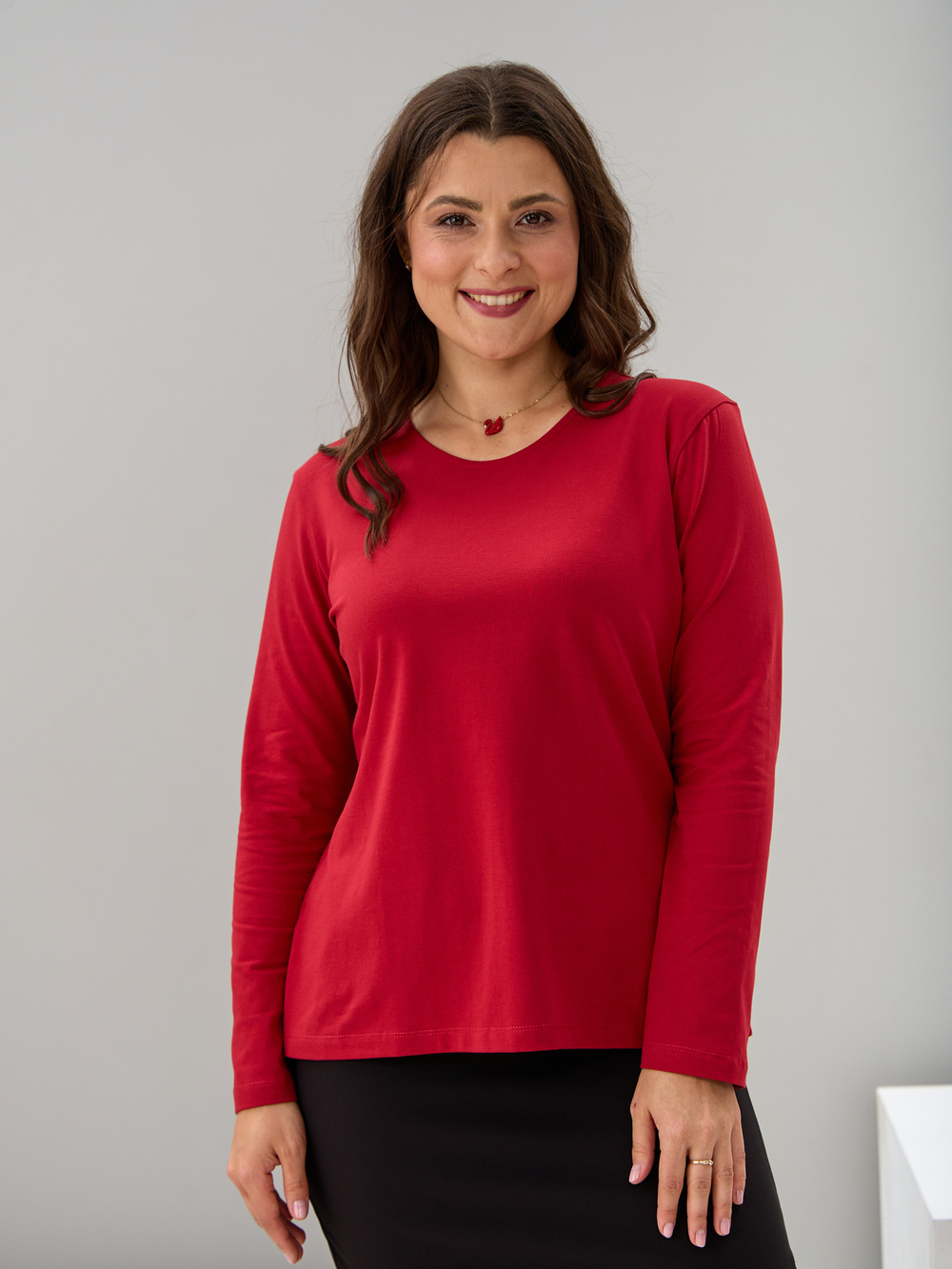 Лонгслив ЛНкл-081/ягодный