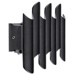 341747 Светильник BOSSO 7х1W LED 770LM G ЧЕРНЫЙ 4000K IP65