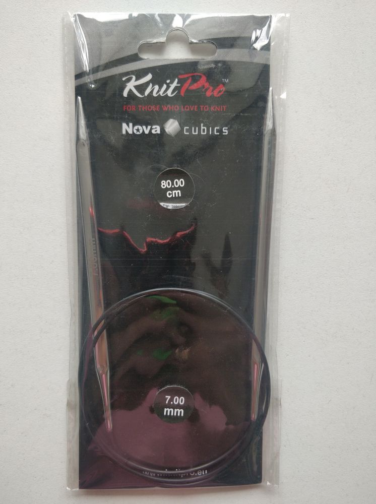 Спицы круговые Knit Pro Nova Cubics 80см - 7мм