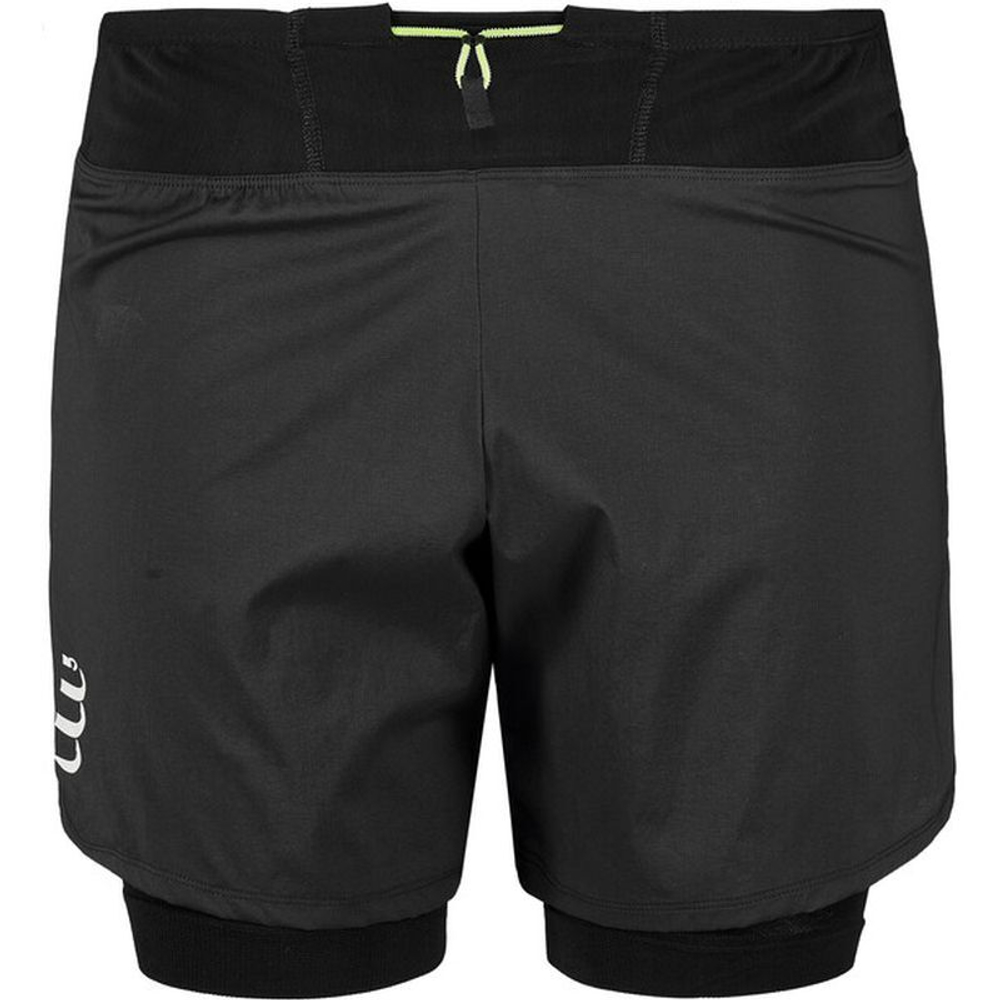 Теннисные шорты Compressport Trial 2-in-1 Short - black