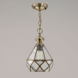 Citilux Витра-1 CL442110 Подвесной светильник витражный Бронза