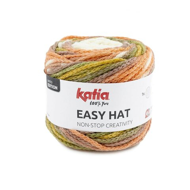 Пряжа Katia Easy Hat 40% шерсть 40% акрил 20% полиамид