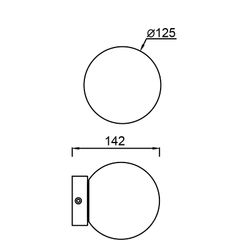 8890 Настенный светильник PUEBLA
