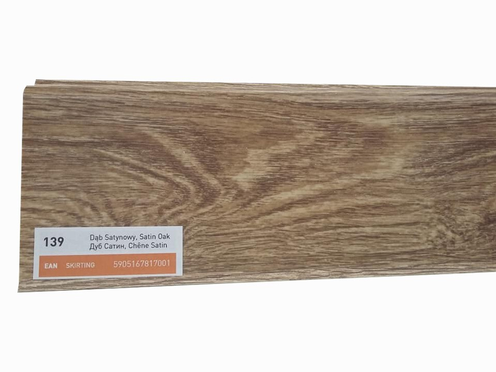 Плинтус Arbiton Indo 139 Дуб Сатин - Магазин напольных покрытий в Екатеринбурге. MAXI ПОЛ