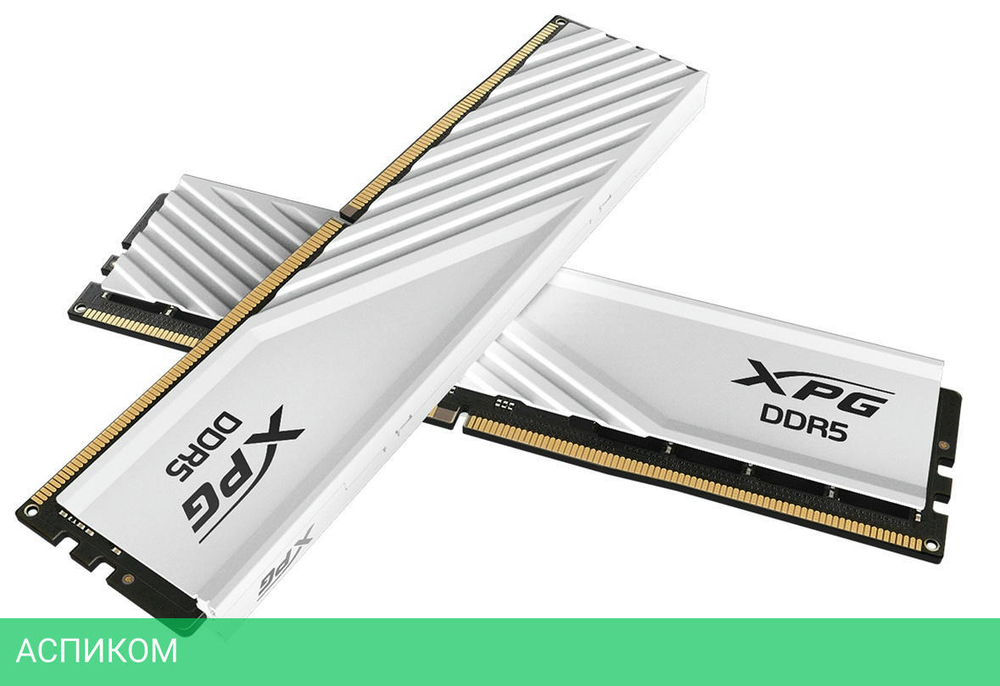 Оперативная память A-Data XPG Lancer Blade White RGB 32GB DDR5 (AX5U6000C3416G-DTLABWH)