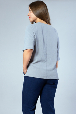Блузка женская 3978ВП, Светло-серый #30СС093978ВП