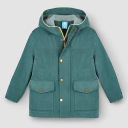 Парка c флисом изумруд