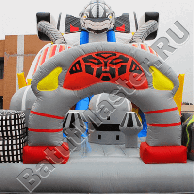 Коммерческий надувной батут "Робот" 13.5*7*9 м