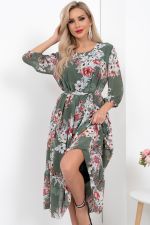 Платье Хелен (зеленый) Р11-1075/20 Nikol (Акция)