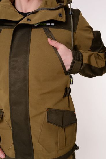 Костюм "Горка" кур+бр (Брезент летний, Хаки)